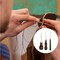 3-Piece Awl Tool Set – Wooden Handle Scratch Awl & Gourd Piercing Bradawl – Leather Punch Hole Tools for Craft, Shoe Repair & Woodworking – Reddish Brown
